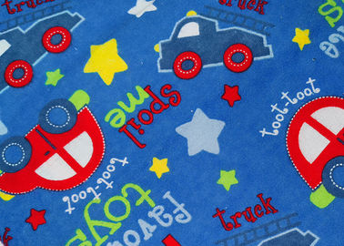 Colorful Printed Baby Reactive Mickey Mouse Flannel Fabric