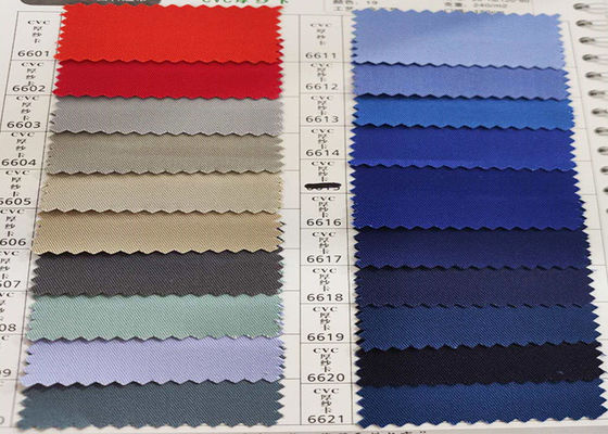 SGS 240gsm Twill Uniform Fabric Cotton 60% Polyester 40%