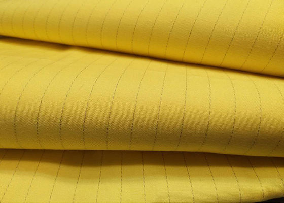 Industrial Workwear 128*60 Flameproof Anti Static Polyester Fabric