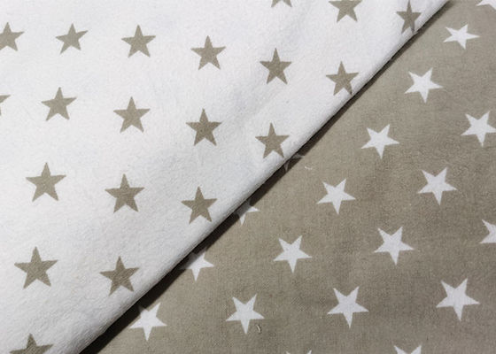 Double Side Brushed 150g/M2 Cotton Flannel Cloth For Pajamas And Bedding Sets
