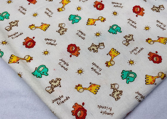 Double Side Brushed 150g/M2 Cotton Flannel Cloth For Pajamas And Bedding Sets