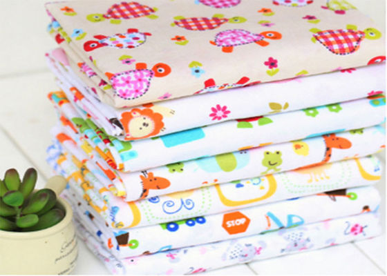58" 150gsm 40*42 Woven Flannel Fabric For Bedding Garment