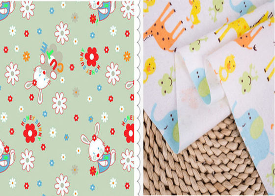 Breathable Brushed Woven 150gsm Cotton Flannel Fabric