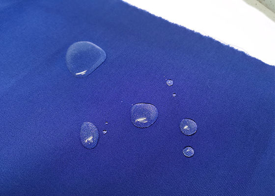 Uniform Twill Water Repellent Polyester Fabric Plain Dyed 260GSM Weight