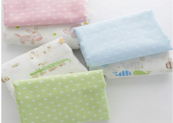 Plain Printing Woven 150gsm Cotton Flannel Cloth For Baby Blanket