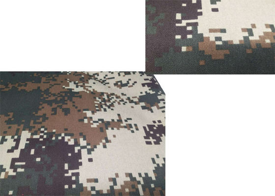 Water Proof 100 Cotton Army Camouflage Fabric 250g Bonded Pattern