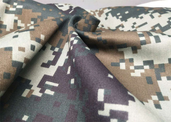 Water Proof 100 Cotton Army Camouflage Fabric 250g Bonded Pattern
