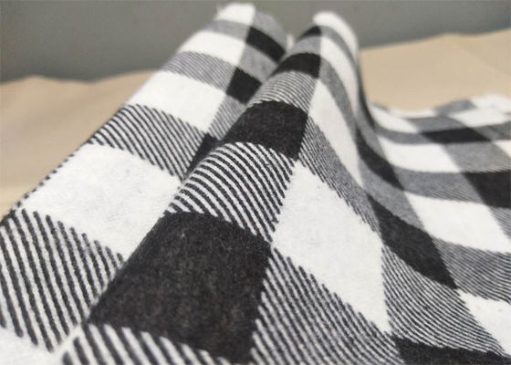 Twill Cotton Flannel Fabric For Men'S Casual Shirts By 100% Cotton Yarn