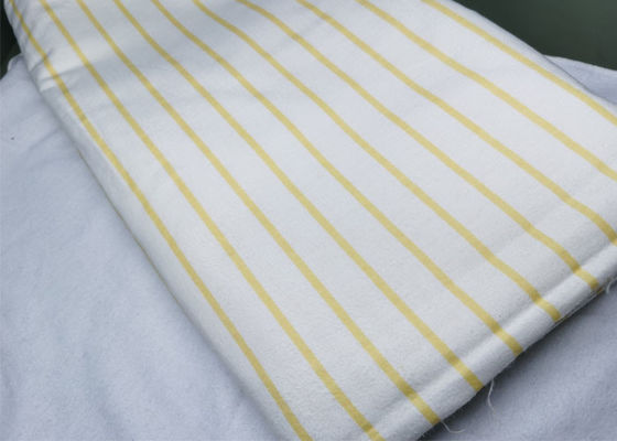 100% Cotton Yarn Dyed Brushed Flannel Fabric Skin Friendly
