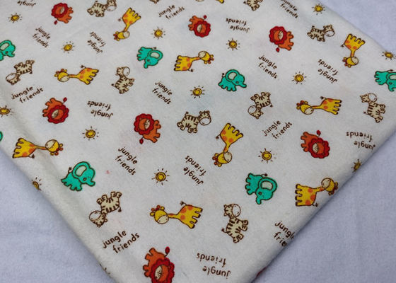 Custom Design Children Clothes Material Cotton Baby Pyjamas Flannel Fabric