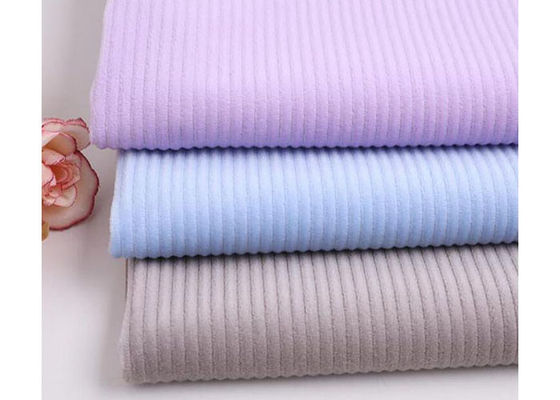 Green / Pink 200g Printed Corduroy Fabric 100% Cotton For Pants
