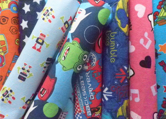 Yarn Dyed Soft Cotton Flannel Fabric Knitted For Children Underwear