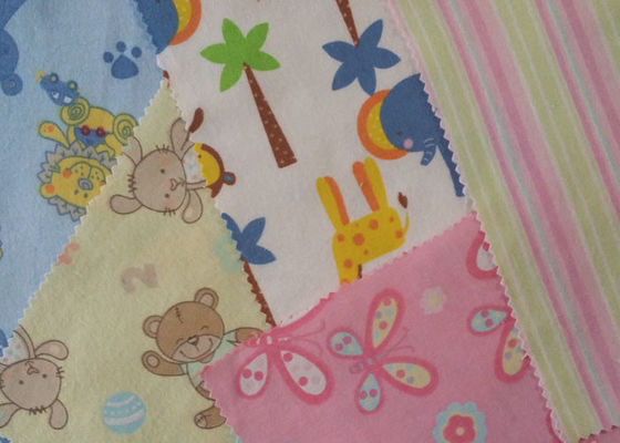 Custom Design Children Clothes Material Cotton Baby Pyjamas Flannel Fabric