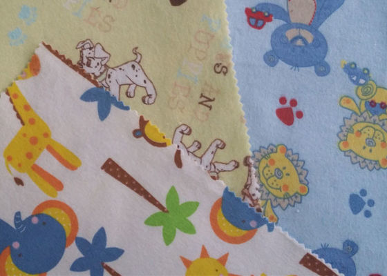 Multi Color Width 57/58'' Cotton Flannel Cloth 100% Cotton Fabric