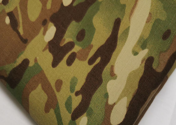 TC 65/35 Ripstop Camouflage Fabric Anti UV Water Repellent For Military Uniform