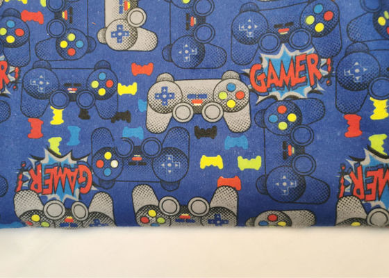 Width 43 Inch Cotton Flannel Cloth Double Sided Colorful Cycle Printed