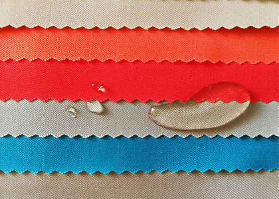 Whole Cotton Woven Water Repellent Material With Three Proof Finishing For Garment