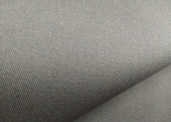 Cotton Yarn Carded Plain Dyed CVC Twill Fabric Washable Workwear Use