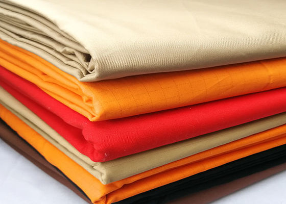 Medium Weight Breathable Comfortable Anti Static Fabric For Oil Workwear