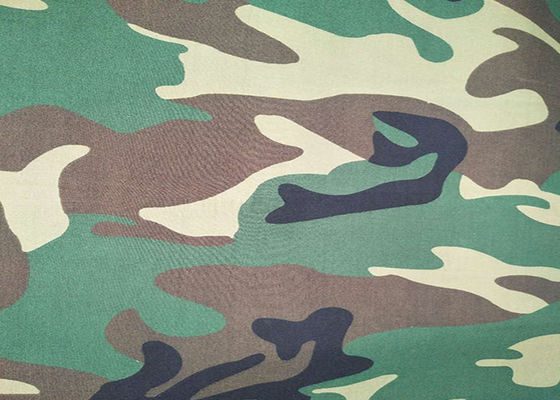 20*16 Water Resistant Fabric Ripstop Camouflage Fabric Anti Static For Suit