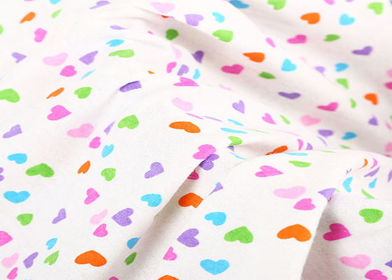 100% Cotton Printed Pattern Soft Flannel Fabric For Baby Sleepwear