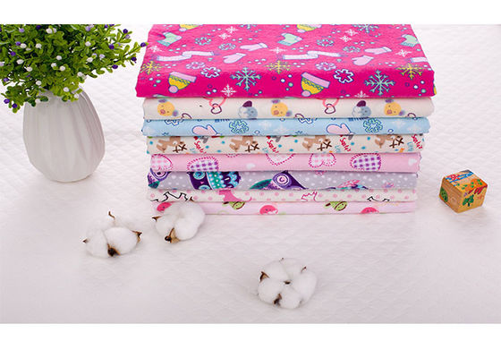 Super Soft Cotton 20*10 40*42 57/58 Cotton Flannel Cloth For Baby Clothing Lovely Design