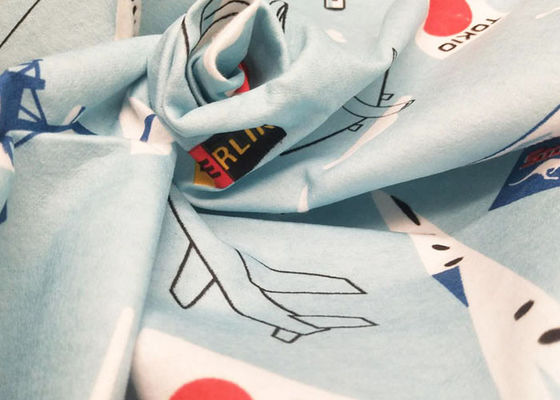 C20*10 40*42 150gsm Printed Cotton Flannel Cloth Children's Pajamas