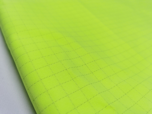 T/C Fluorescent Yellow Hi-Vis Water Proof Fabric For Work Wear And Uniform