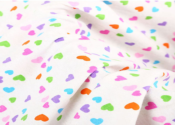 150gsm 100% Cotton Flannel Cloth Custom Printed Flannel Fabric