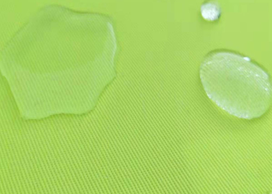 T/C Fluorescent Yellow Hi-Vis Water Proof Fabric For Work Wear And Uniform
