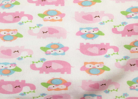 Double Side Brushed Organic Cotton Flannel Fabric White Cleaning