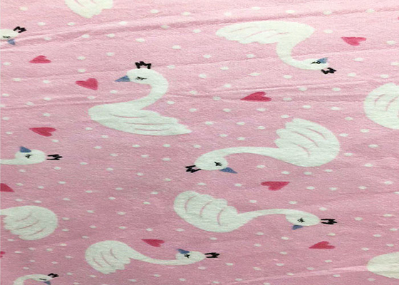 Whole Cotton 150gsm 40*42 Woven Flannel Fabric For Bedding Garment