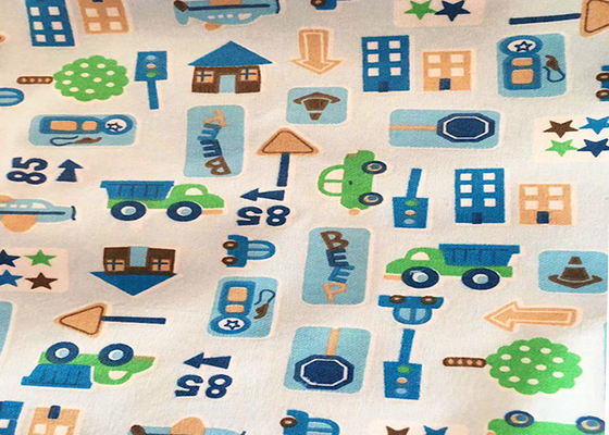 New Design Pattern Kids Usage 150GSM Flannel Print Fabric