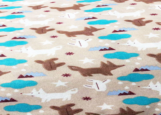 100% Cotton Fannel Cloth Organic Cotton Flannel Fabric For Baby Clothes