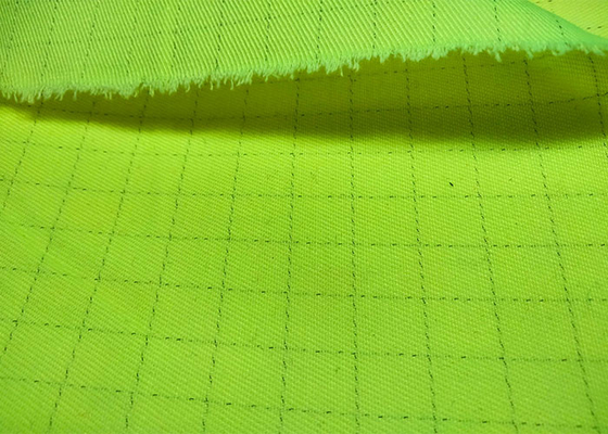 High Visibility EN 20471 100% Cotton Anti Static Fabric For Workwear