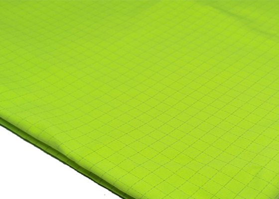 EN 20471 98% Cotton 2% Conductive Fiber FR Antistatic Fabric For Workwear