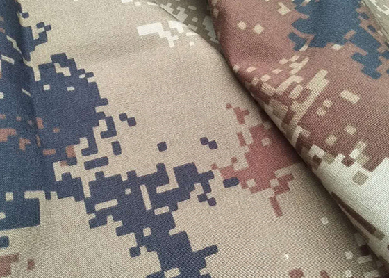 190GSM Saudi Arabia Desert Military Camouflage Fabric 100% Cotton