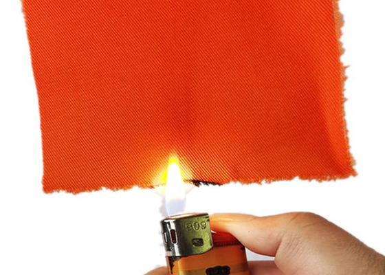 Woven Protective Fire Retardant Cotton Fabric FR Finish For Protective Cloth