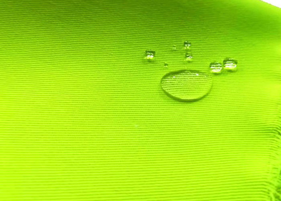 Woven T/C 80/20 Fluorescent Yellow Waterproof Fabric for Workwear