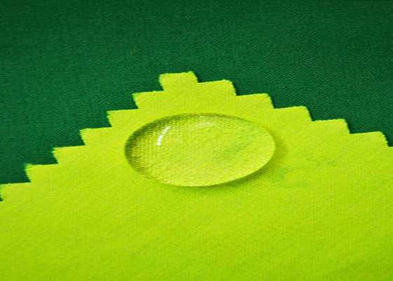 Dyeing Woven T/C Fluorescent Yellow Hi-Vis Waterproof Fabric