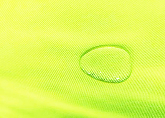 Dyeing Woven T/C Fluorescent Yellow Hi-Vis Waterproof Fabric