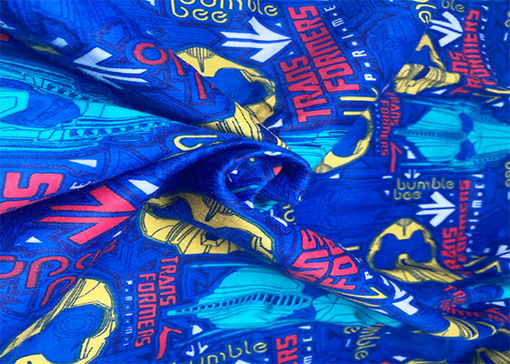 Colorful Printing Dyeing Cotton Flannel Fabric For Baby Garment