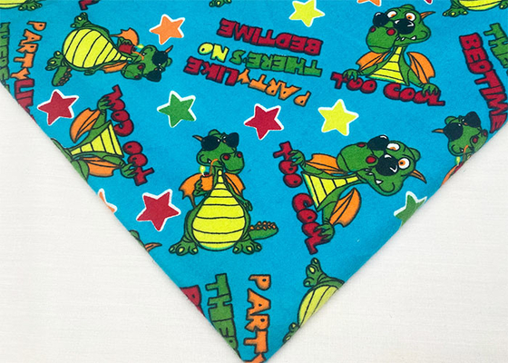 Colorful Printing Dyeing Cotton Flannel Fabric For Baby Garment