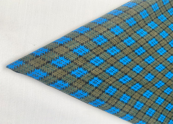 All Cotton Grid Printed Cotton Flannel Cloth Custom Dyed 20*10