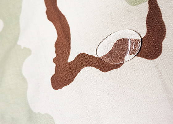 Tensile Strength Woven CVC50/50 Ripstop Camouflage Fabric Waterproof For Military